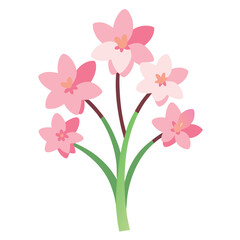 Obraz premium A vibrant collection of diverse flowers in full bloom, featuring vivid colors and intricate petals, exuding natural beauty and charm