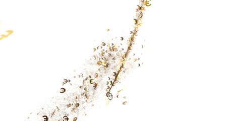 Obraz premium Golden Sprinkle Trail