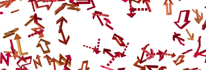 Abstract Red Arrows Background