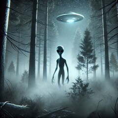 AI visualization of aliens