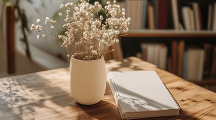 Motivational ADHD daily planner design in aesthetic beige tones, featuring organized sections, positive affirmations, and a calm layout to encourage productivity and focus for people with ADHD.