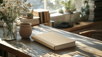 Motivational ADHD daily planner design in aesthetic beige tones, featuring organized sections, positive affirmations, and a calm layout to encourage productivity and focus for people with ADHD.