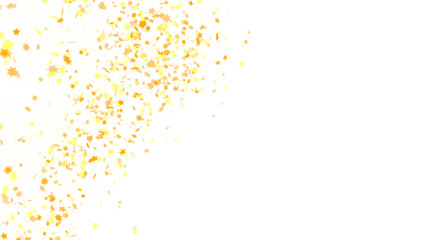 Shimmering Starry Christmas: Spectacular 3D Illustration Showcasing Falling Holiday Stars