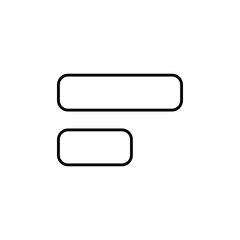 Hamburger menu bar icon, simple flat style, symbol vector illustration sign logo template pictogram, for ui or ux isolated on white for mobile app, editable