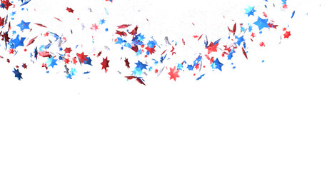Confetti - Confetti confetti on american independence day PNG 3d