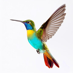 Obraz premium Genecolibri, oiseau, coloré, vert, nature, volant, faune, petit, animal, fleur, vol, bec, bourdonner, oiseau, ailes, aviaire, empennage, empennage, juché, tropical, ailes, sauvage, rouge, rated image