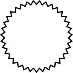 Starburst sticker set - collection of special offer sale oval and round shaped sunburst labels and badges. Promo stickers with star edges.