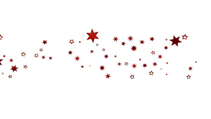 Red Starry Background Design
