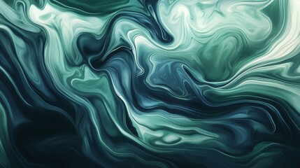 Fototapeta premium moving designed horizontal banner with steel blue, very dark green and cadet green colors. dynamic curved lines with fluid flowing waves and curves