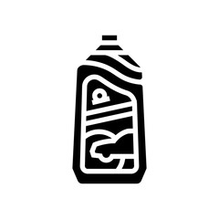 wash soap car care glyph icon vector. wash soap car care sign. isolated symbol illustration