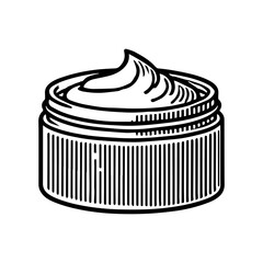 Simple Vector Icon of a Moisturizers – Logo Design Illustration