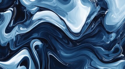 Fototapeta premium moving designed horizontal banner with steel blue, very dark blue and cadet blue colors. dynamic curved lines with fluid flowing waves and curves