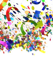 Colorful Confetti Explosion