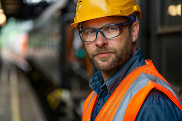 Engineer overseeing road construction generative ai design