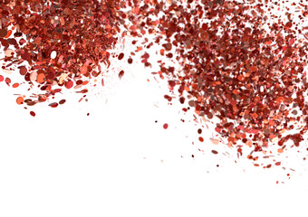 Red Glitter Explosion