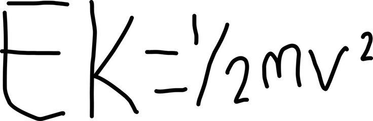 Kinetic energy formula in physics. Physics resources for teachers and students