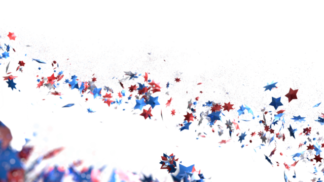  Independence Day background with stars.