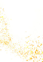 Holiday Stardust Rain: Brilliant 3D Illustration Showcasing Descending Christmas Stars