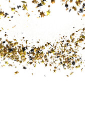 Holiday Stardust Rain: Brilliant 3D Illustration Showcasing Descending Christmas Stars