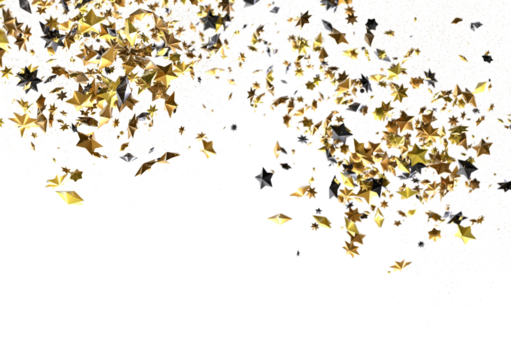 Celestial Christmas Symphony: Enthralling 3D Illustration of Falling Holiday Starbursts