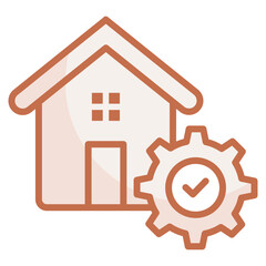 Property Management  Icon Element For Design