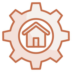 Property Management  Icon Element For Design
