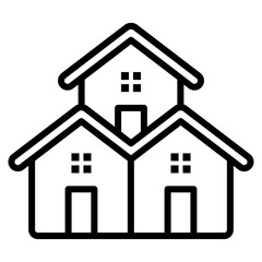 Real Estate  Icon Element For Design