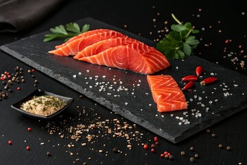 sushi with salmon