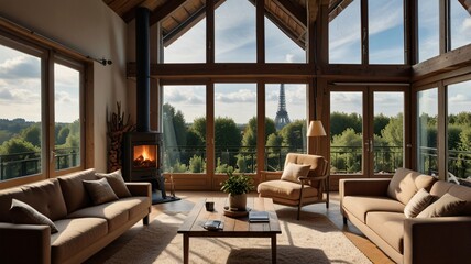 Fototapeta premium Livingroom.The best image for inspiration on the latest trends in current seasonal designs. 