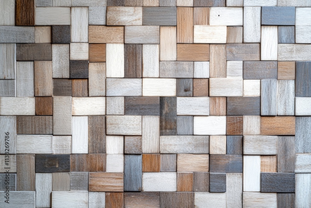 Aufkleber A geometric design of overlapping filmstrips forming abstract patterns, using muted tones for a sleek aesthetic