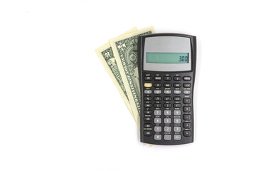 calculator and money