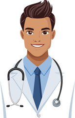 Fototapeta premium doctor with stethoscope