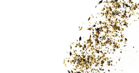 XMAS A gray whirlwind of golden stars. New