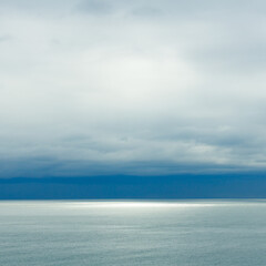 clouds over the sea