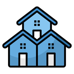 Real Estate  Icon Element For Design