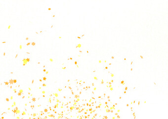 XMAS A gray whirlwind of golden stars. New
