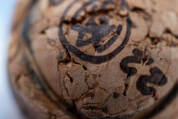 close up of a cork