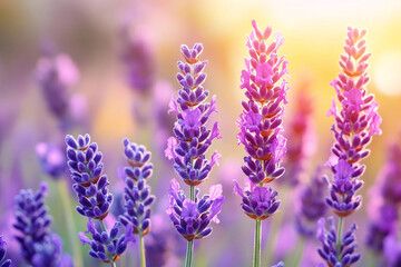 Fototapeta premium Colorful flowers blossom in garden generative ai moden design