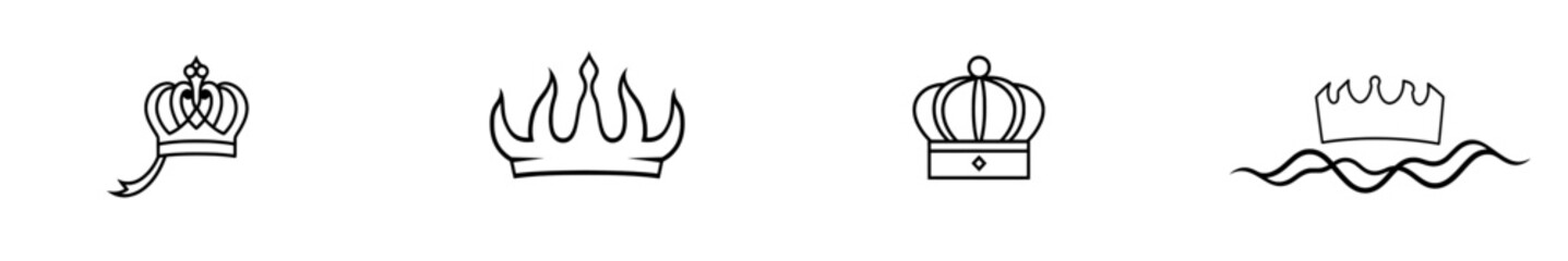 Obraz premium A hand-drawn ink sketch of a futuristic crown, rendered in an engraved style.