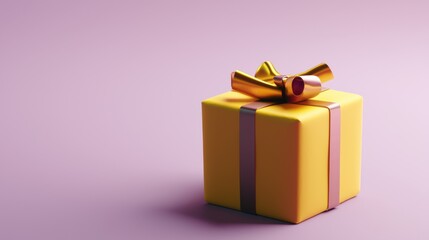 Obraz premium Gift box surprise festive celebration digital art soft pastel environment close-up view joyful concept