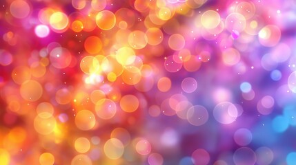 Vibrant celebration of color with multicolored confetti scattered throughout a joyous atmosphere during a festive event