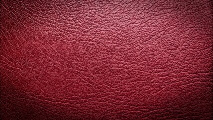 Fototapeta premium Rich burgundy leather texture background with a luxurious, smooth surface. The deep red tone adds elegance and sophistication to various design projects.