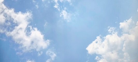 Blue sky and clouds for background