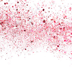 Pink Percentage Confetti Burst