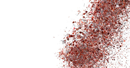 Rose Gold Percentage Confetti