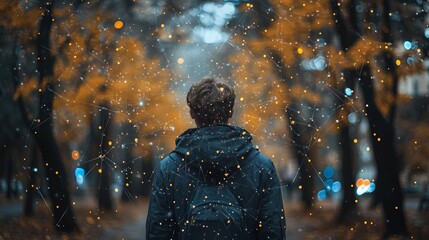 The interpretation of characters by artificial intelligence is presented through neural networks. This futuristic digital portrait captures the essence of the characters.