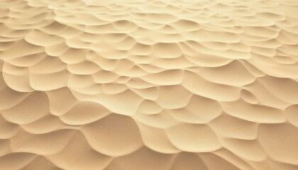 Abstract texture of sandy dunes with soft, flowing shapes and warm beige tones