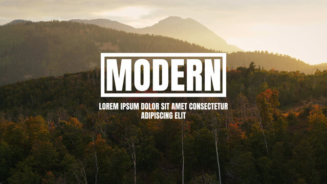 Modern Motion Typography