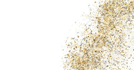 Gold Confetti Sale Background