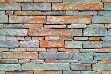 EXPOSED OLF BRICK WALL SEAMLESS PATTERN - Useful for renderings applications
